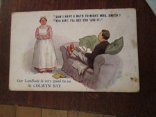 Comic Postcard - AT COLWYN BAY