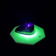 Vintage Uranium Glass Ink Well