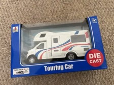 CAMPER VAN DIECAST MODEL. TOURING CAR. PULL BACK & GO MODEL