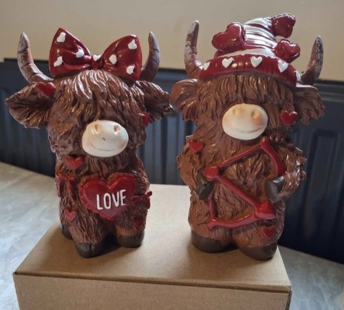 Highland cow resin - highland, ornaments