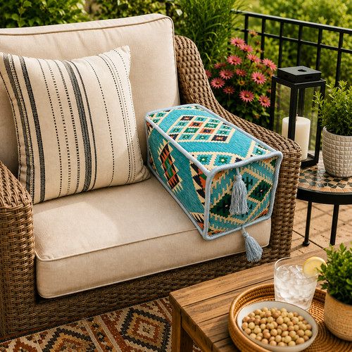 Handmade turkish kilim armrest - handmade,