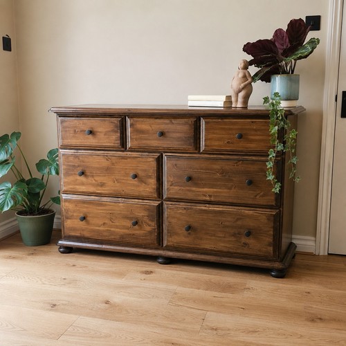 Large solid wood chest - wood, of