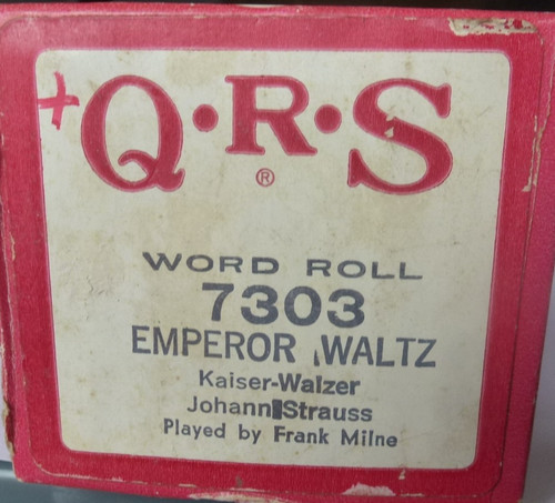Pianola word roll emperor - pianola,