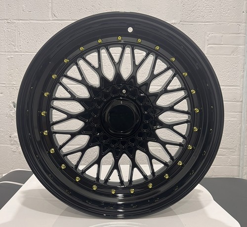 Bbs style inch black gold - bbs, 20