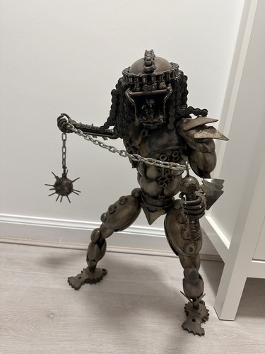 Metal predator figure statue - figure,