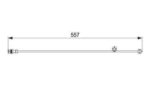 Brake pad wear - , sensor