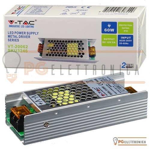 Tac 12v slim 60w led - 12v,