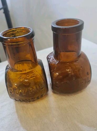Antique miniature amber - antique, glass
