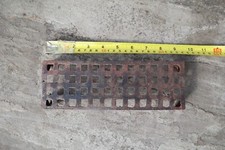 Reclaimed Original Antique Victorian  Cast Iron Air/Vent Brick 3" x 9"