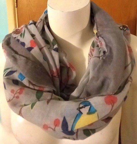 New wild bird scarf - new, scarf/wrap