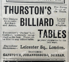 Thurston's Billiard Tables