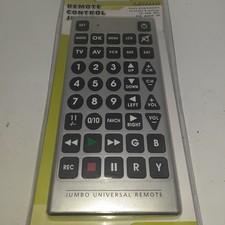 Startec Jumbo Universal TV Remote Control For Television/VCR/DVD Large Button