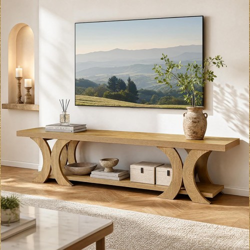 Inch modern wooden tv - 70.87-inch,