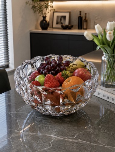 Clear cut crystal - crystal, fruit