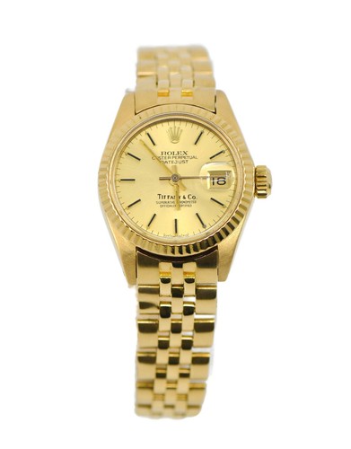 Rolex datejust tiffany co - rolex,