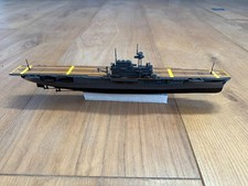 Vintage Pre Built Model Aircraft Carrier  USS Enterprise or Hornet? Length 41cm