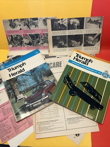 Repair manual triumph herald - repair,