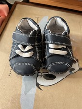 Baby Boys Blue Leather Shoes 17-18 Eur, Pediped Brand