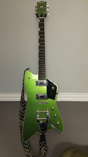 Gretsch jet green solid body - gretsch,