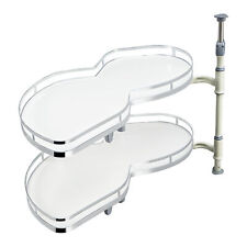 2 Tier Pull out Carousel Blind Corner Tray Twin Kitchen Cabinet Unit Left /Right