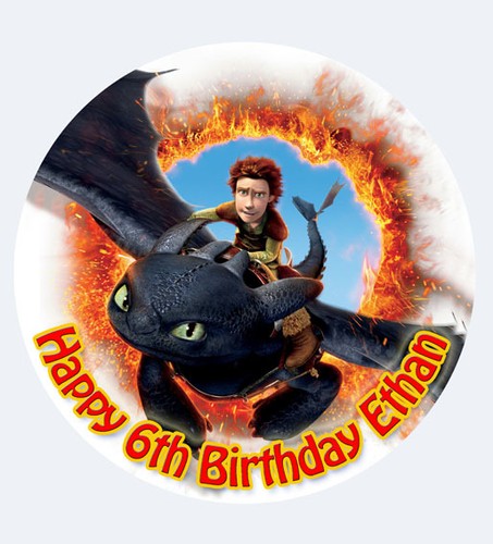How train your dragon - to, cake