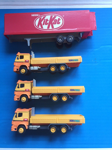 Lorries and an articulated - and,