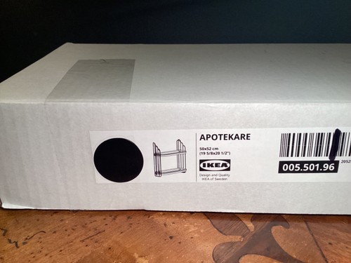 Ikea apotekare black metal - ikea,