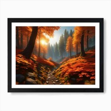Autumn Forest Landscape 2 Art