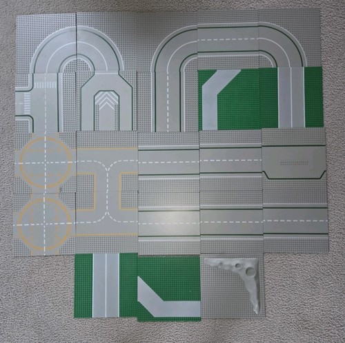 Vintage lego light gray road - vintage,