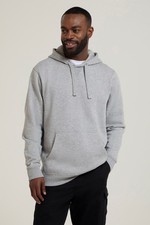 Mountain Warehouse Men's Dorset Plain Overhead Hoodie Outdoor Loungewear Sweater