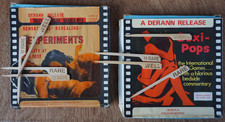 8mm Glamour Super 8 Cine Film Lot Bundle, Colour & Sound, 70s? Derann Movie