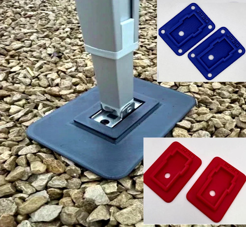 Awning feet plates campervan - plates,