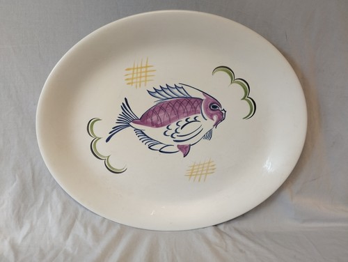 Vintage poole pottery plate - vintage,