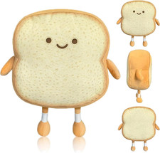 Cute toast plush pillow - plush,