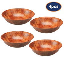 4Pcs 25cm Round Woven Fruit