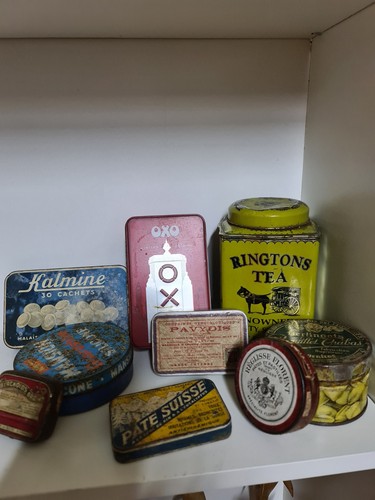 Vintage advertising tins some - advertising,