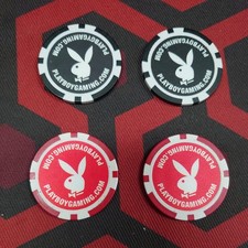 Playboy Gaming Chips Set Of 4