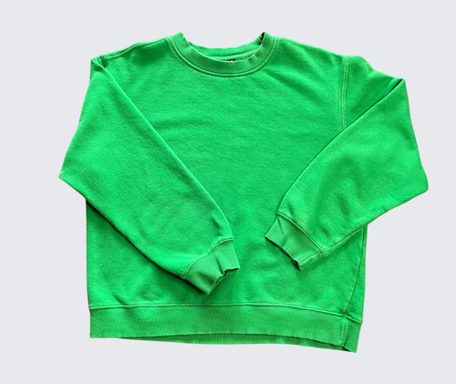 Zara womens green crewneck - zara,