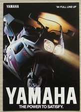 YAMAHA MOTORCYCLES Sales Brochure For 1994 #3MC-0107025-94UK  TDM850 YZF750SP