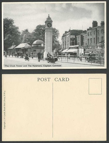 London old postcard clapham - postcard,