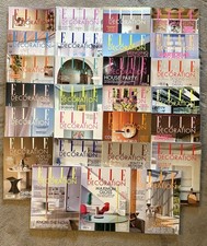 Elle Decoration Magazines 2022 2023 2024 2025 Bundle x 27 Complete Run Interior