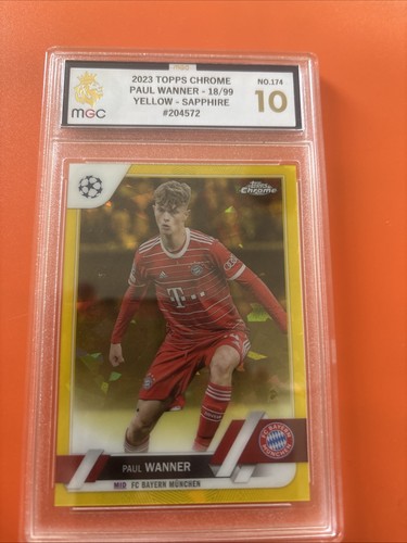 2023 topps chrome paul wanner - topps,