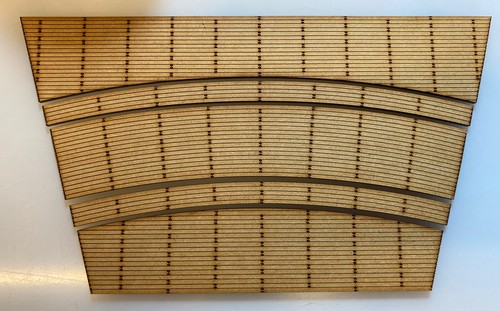 Double curved track - double,