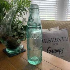 Slack's M. W Co Ltd Doncaster 10 oz Codd Vintage Glass Bottle