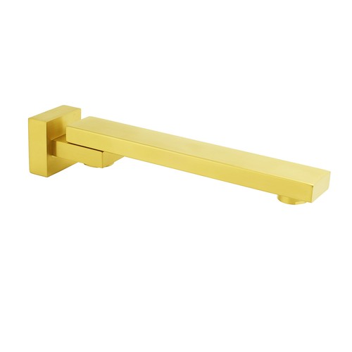 Brushed gold square - brushed, flexible