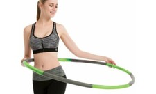 8 SECTION WEIGHTED EXERCISE HULA HOOP 1.2KG 95CM PROFESSIONAL GYM QUALITY