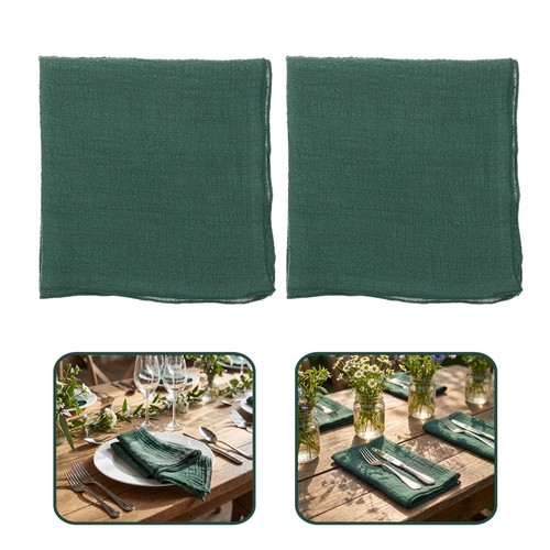 Pcs washed cotton napkins - cotton,