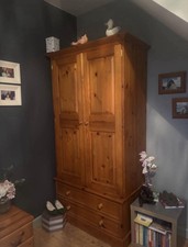 Large Solid Double Wardrobe