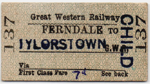 Great western railway ticket - great,