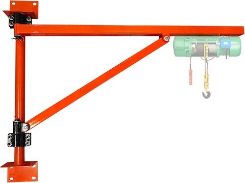 Wall mount jib crane hoist - wall,